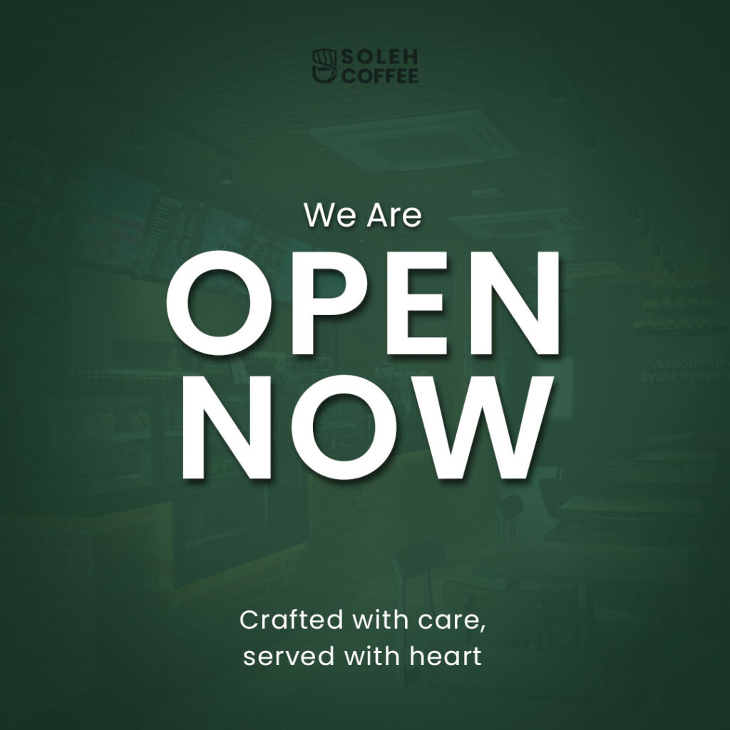 Soleh Coffee is Open Now