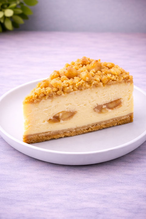Apple Crumble Cheese Cake