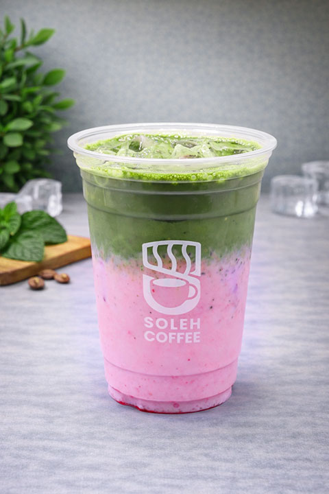 Strawberry Matcha Latte